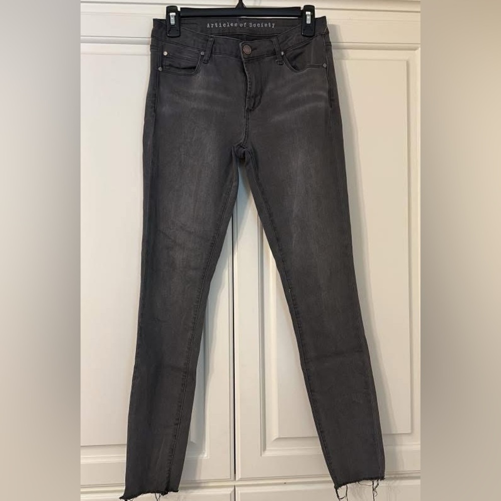 Articles Of Society Charcoal Skinny Jeans